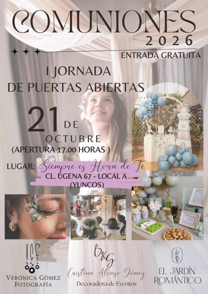 Jornadas Abiertas Comuniones 2026 en Yuncos
